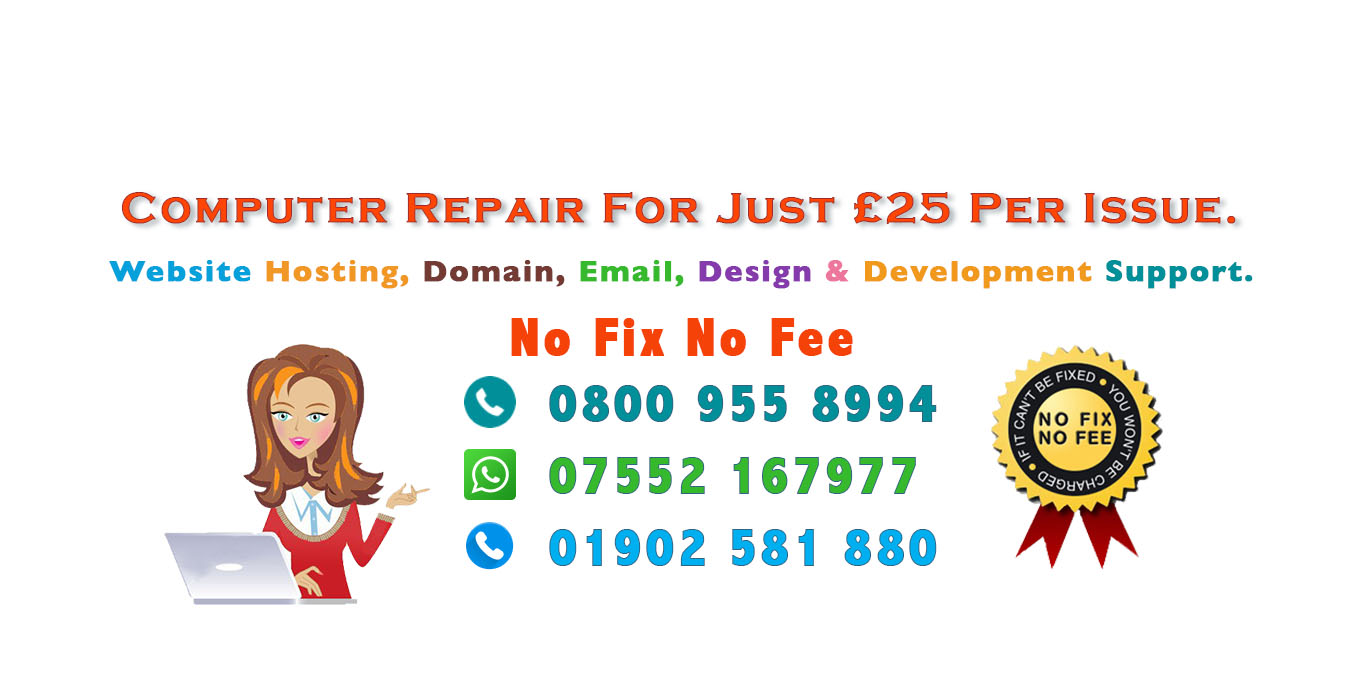 Computer repair in wolverhampton, Computer support Wolverhampton